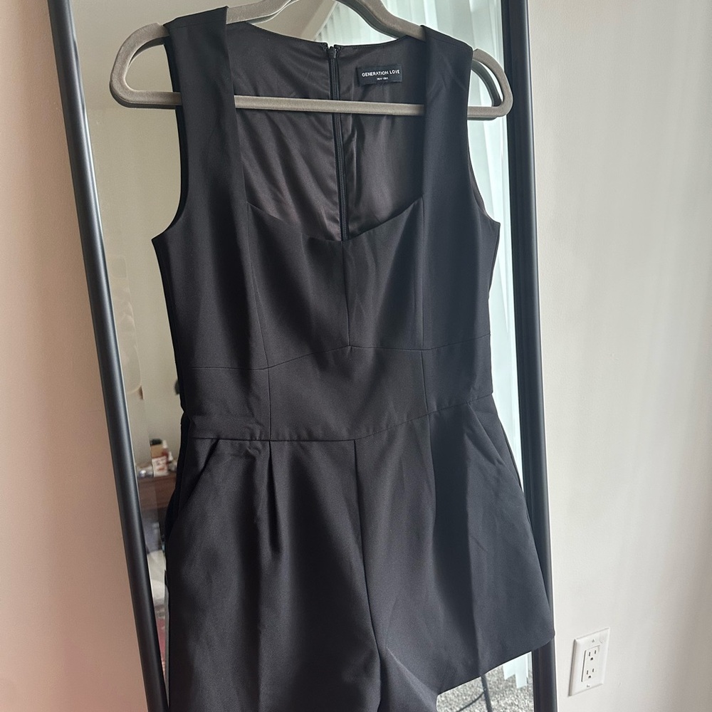 Generation Love Black Sleeveless Romper